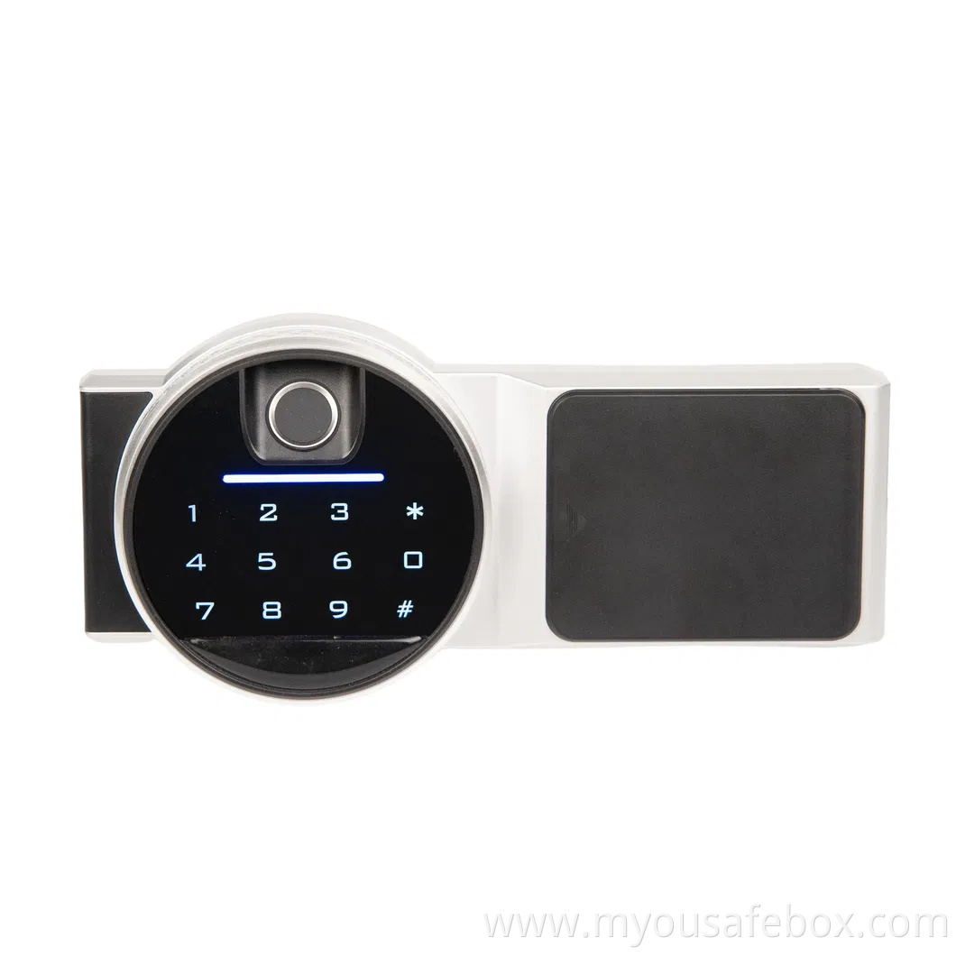Electronic Lock for Fireproof Safe with Fingerprint Touch and External Power Supply